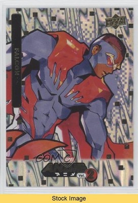 2023 Upper Deck Marvel Anime Vol 2 Tier Japanese Mega Moon Falcon #23 READ 1os2