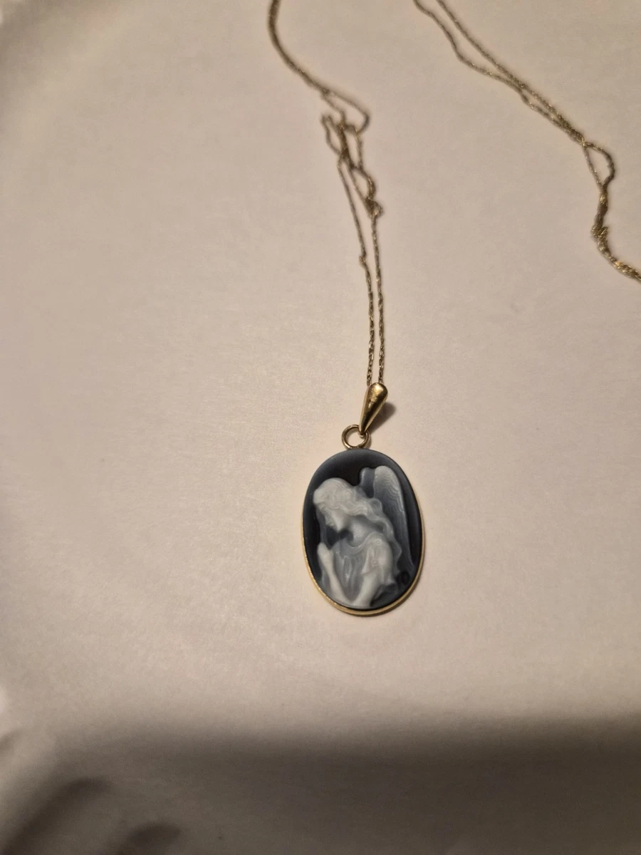 Blue Agate Cameo In Victorian & Edwardian Fine Cameos for sale - eBay
