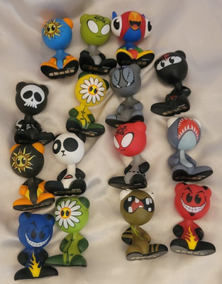 U.B. Funkeys Lot of 15 Radical Mattel