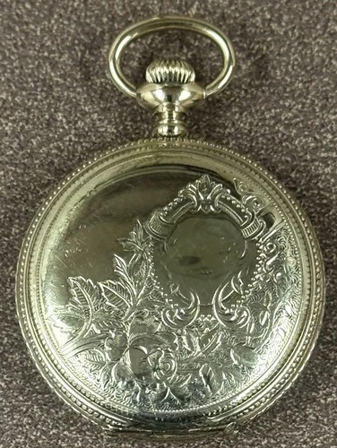 Elgin 1895, 6s, 13j, Gold Filled Full Hunter Pocket Watch RUNNING! NO RESERVE!