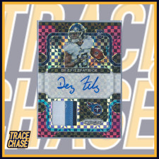 2021 Panini Prizm FB Dez Fitzpatrick Rookie Patch Autos Purple Power 21/49 RC