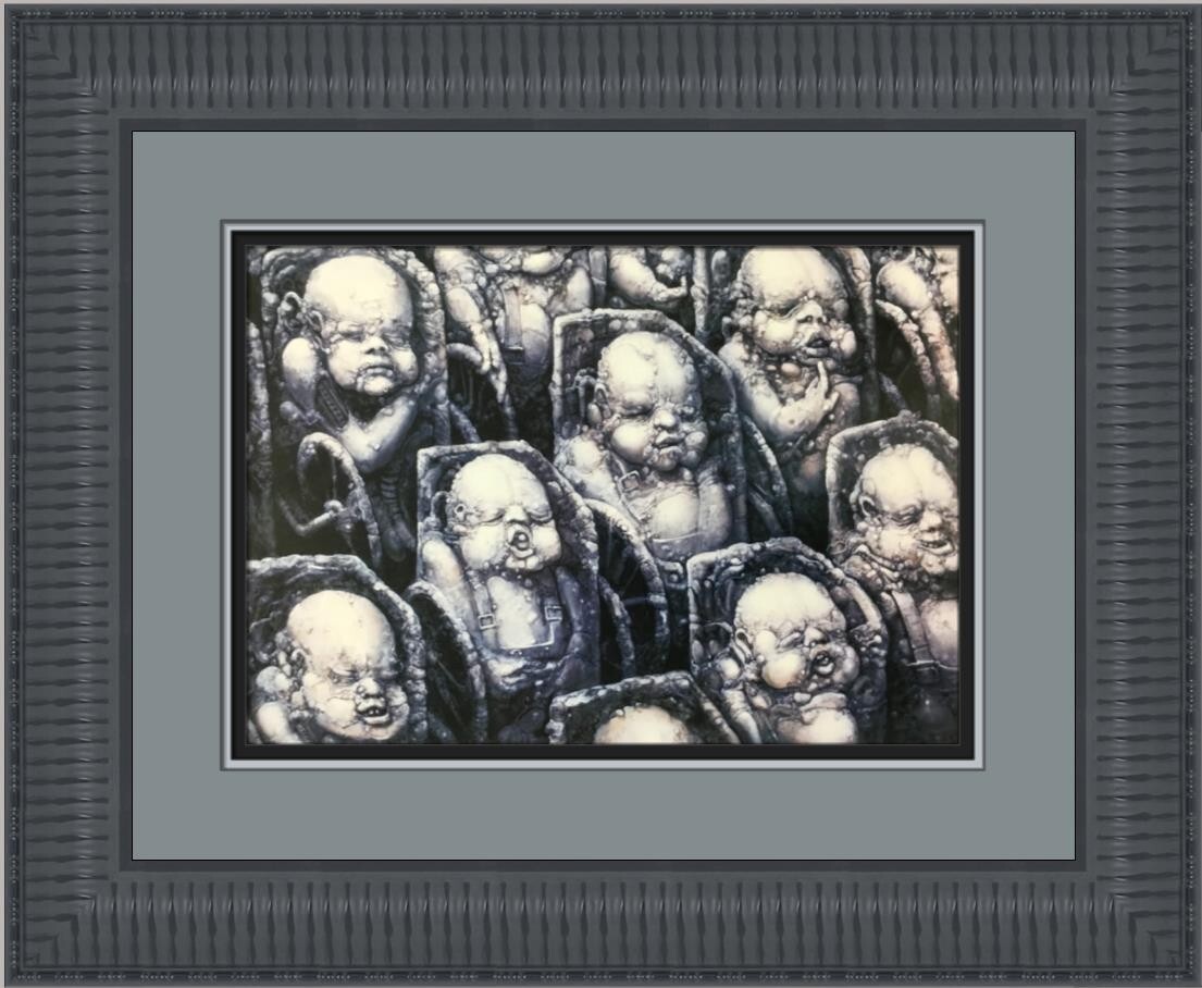 H.R. Giger LANDSCAPE XXIX Custom Framed Giger Print | eBay