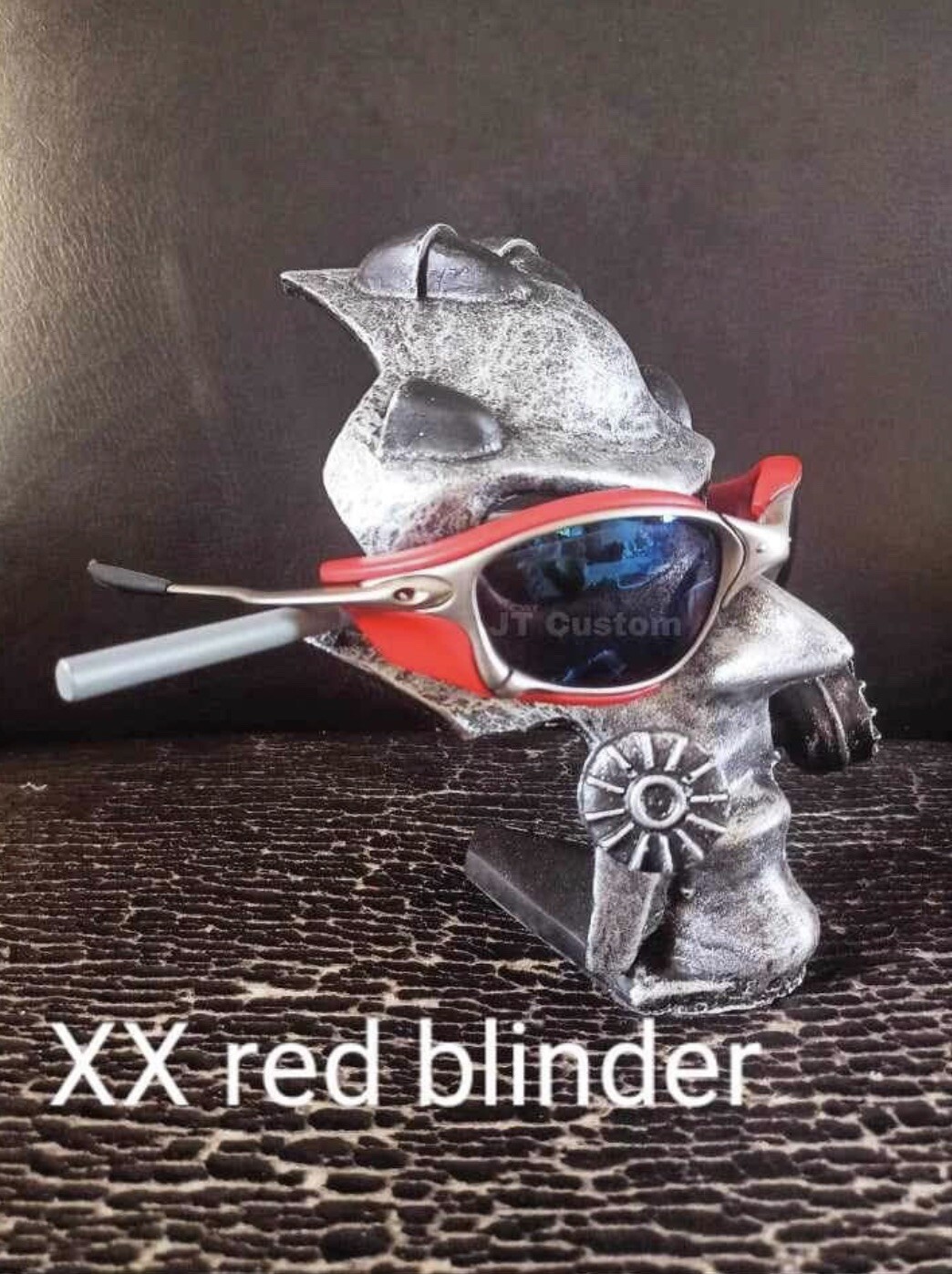 NEW OAKLEY RED SIDE SHIELD BLINDERS FOR OAKLEY XX SUNGLASSES X-METAL RARE