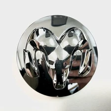 Single OEM Chrome Center Cap for 2014-2019 Ram 1500 1LB72TRMAB 63mm (2.5 in)