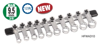 TONE Offset Wrench Adapter Set HFWA310 FWA3 10-19mm made in Japan 