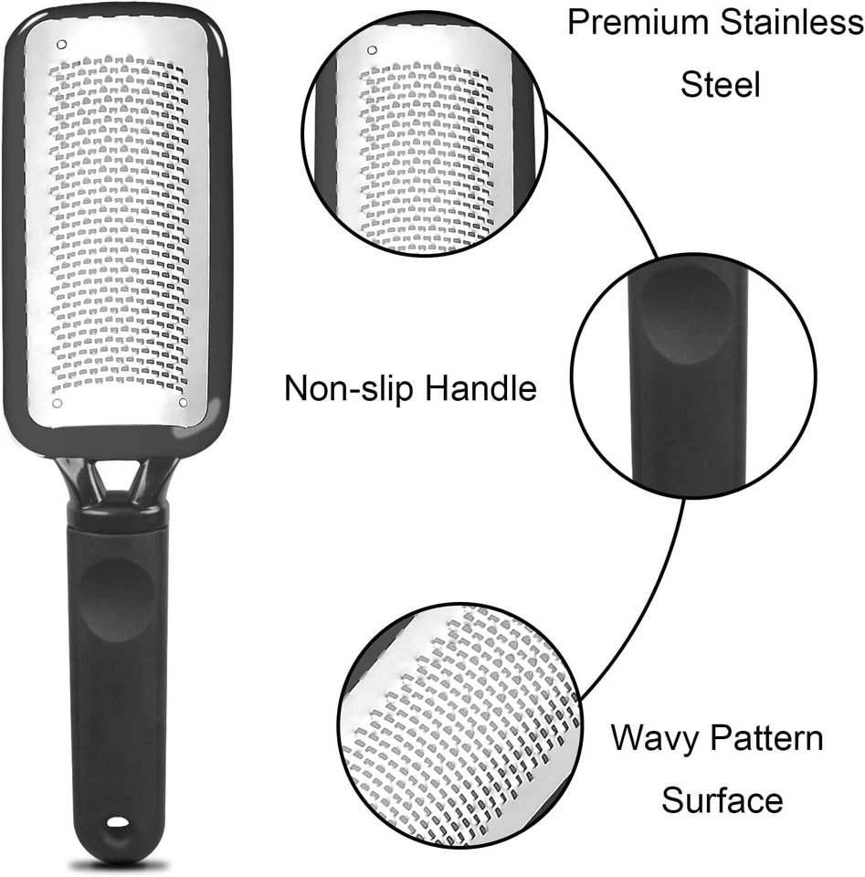 Foot Rasp File Pedicure Callus Remover Hard Dead Skin Scrubber Tool Feet Care US - Image 4 of 4