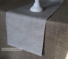 Tan Taupe Beige Caramel Cream Table Runner Dining Home Decor Table Centerpiece