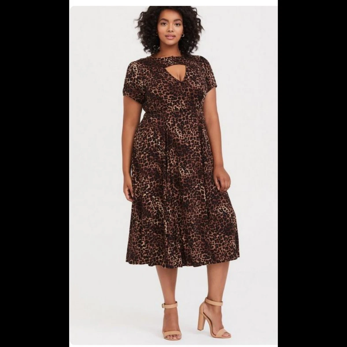 Torrid sales leopard dress