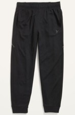 NWT Old Navy Black Go-Dry Cool Mesh Jogger Pants, Boys Size XS 5 Free Shipping