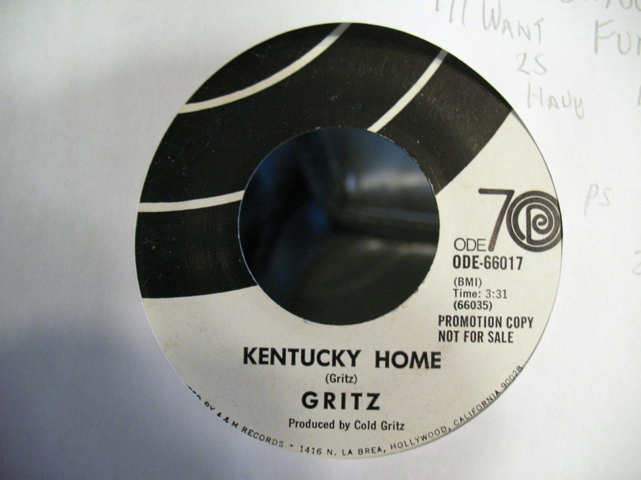 GRITZ KENTUCKY HOME / BAYOU COUNTRY FUNK 45 ON WLP ODE 660171!! eBay