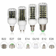 E27 E14 LED Corn Light Bulbs E26 E12 10W 20W 25W 30W 4014 SMD White Lamp GL203