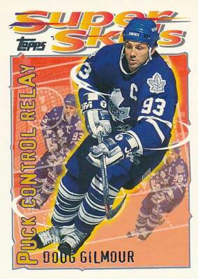1995-96 Topps SuperSkills PLATINUM #14 DOUG GILMOUR - Toronto Maple Leafs