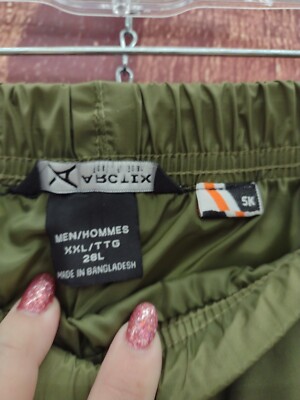 Arctix Men's Storm Rain Pant, Olive, Small/32" Inseam