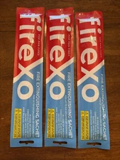 3 Pack Firexo Cooking Pan Fire Extinguisher Sachets - Fire Blanket Alternative 