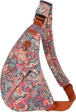 Women's Sling Bag Crossbody Chest Shoulder Anti Theft Travel purse Hs