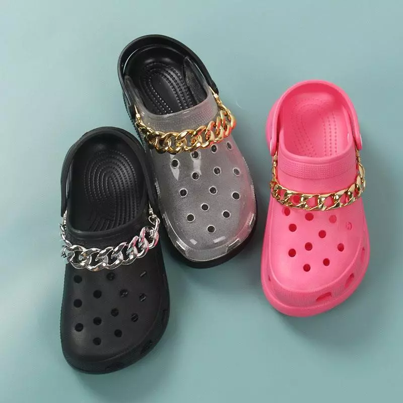 Chaussures Avec Chaînes Pour décoration De Chaussures Crocs