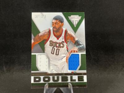 2013-14 PANINI TITANIUM O.J. MAYO #29 DOUBLE DOUBLE DUAL JERSEY