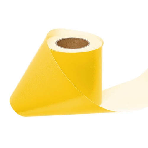 GLOSS YELLOW GOLD WRAPPING PAPER GIFT BELLY BAND NARROW ROLL 10cmx25m CHRISTMAS