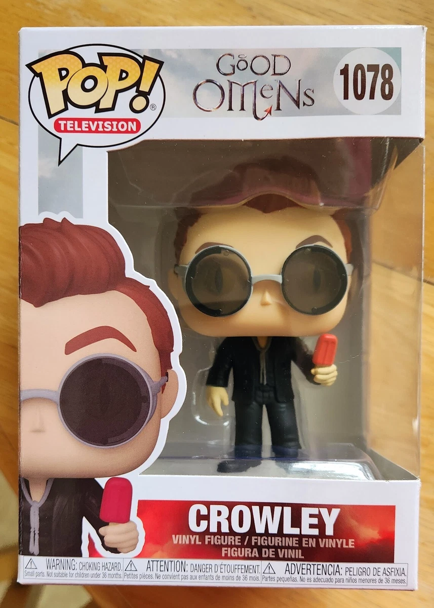 Funko Pop Television Good Omens 1078 Crowley w Popsicle CHASE No