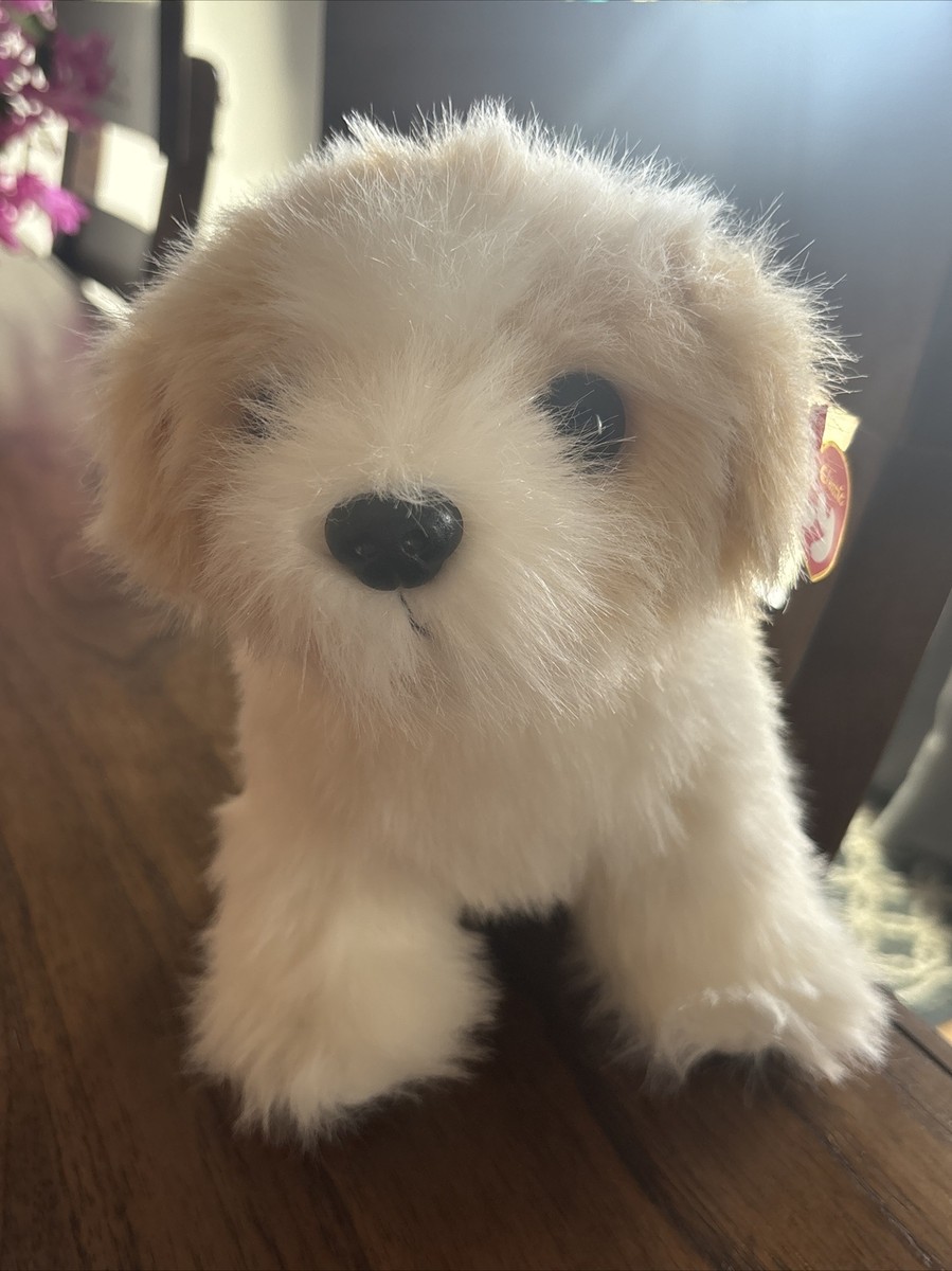  犬　初期　ぬいぐるみSquidgy Puppy 希少 Vintage 2004 TY Classics Squirt 10” Fluffy Puppy Dog Plush! With