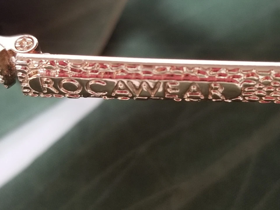 Gafas de sol de aviador vintage ROCAWEAR unisex de gran tamaño con marco dorado - R597 GLDBR Foto 4 de 4