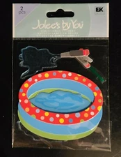 Jolee's By You - KIDDIE SWIMMING POOL Scrapbooking Stickers JJJA175C (VERY RARE)