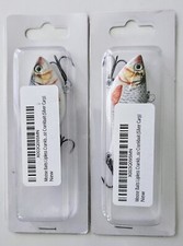 2 Moose Baits Lipless Crankbaits 5/8 oz 3" Color Is Silver Carp (For Both) New
