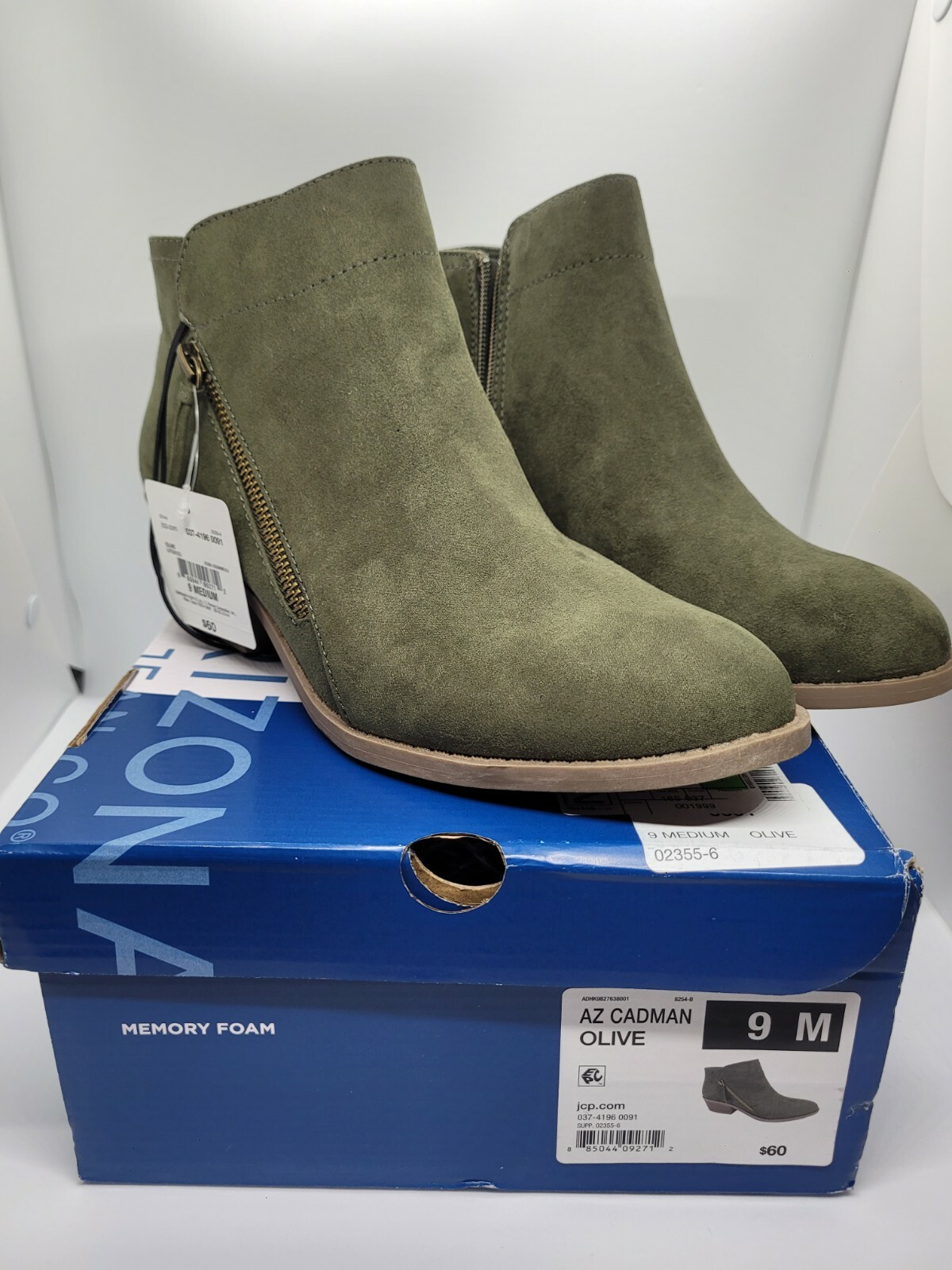 arizona womens cadman booties block heel