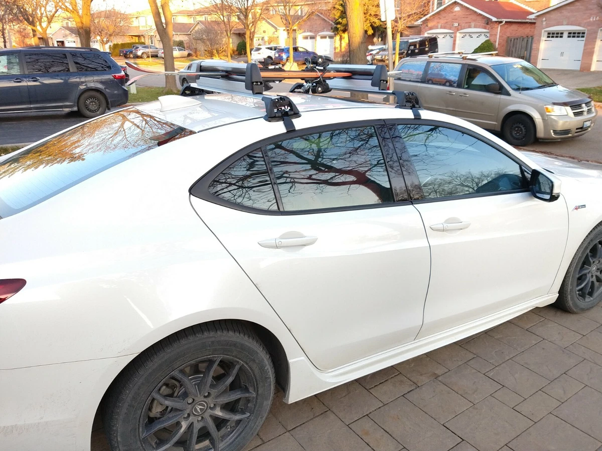 Aerodynamic Acura TLX Bare Roof Top Rack 2015 2019 a Pair With