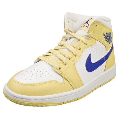 Nike Air Jordan Mid Femme White Lemon Baskets Mode 43 EU