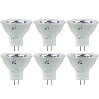6 Pack Sunlite 20 Watt, 10° Narrow Spot, MR11 Mini Reflector, GU4 Base