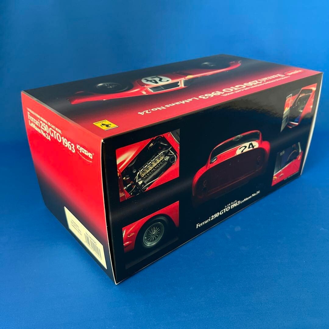 Kyosho 1/18 Ferrari 250 GTO 1963 LeMans #24 Red No, 08432C Kyosho 1/18 Ferrari 250 GTO 1963 LeMans #24 Red No, 08432C