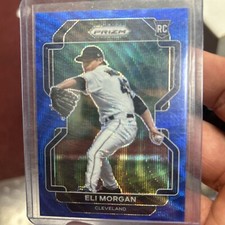 2022 Prizm Tier II Blue Wave Eli Morgan Rookie Card 113  /60