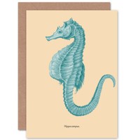 Seehippocampus-Pferd Geburtstagskarte