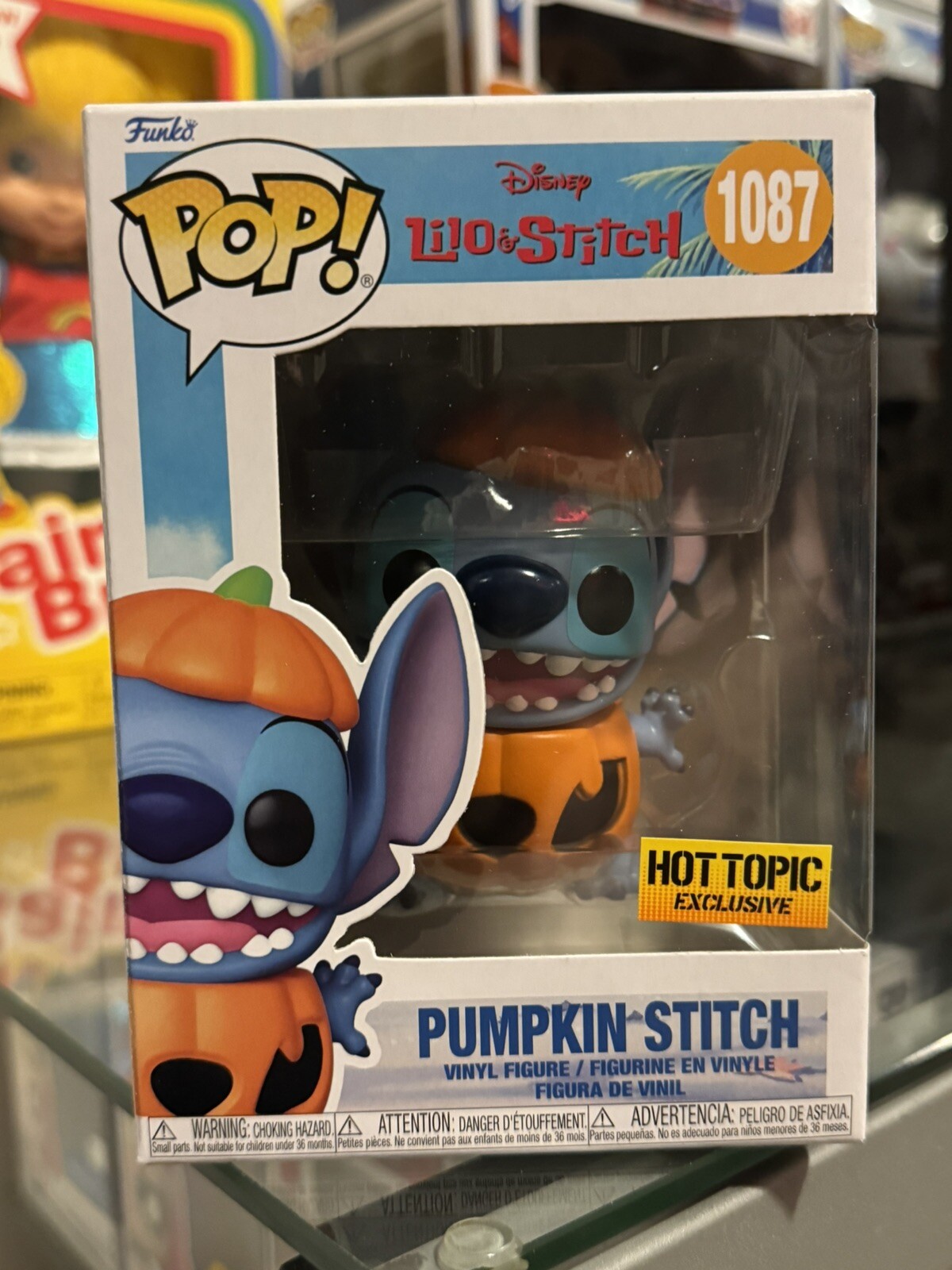 Funko Pop! Vinyl: Disney - Pumpkin Stitch - Hot Topic (Exclusive) #1087