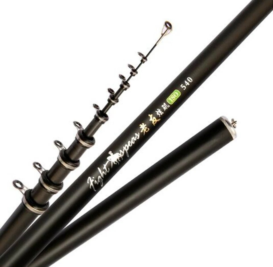 Portable Rock Fishing Rods Carp Rods Telescopic Sea Spinning Carbon Fiber Poles - Image 3 of 4