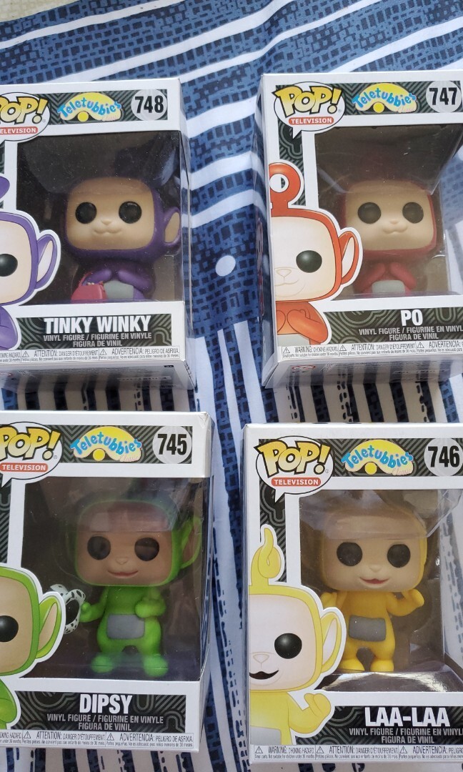 Funko Pop Vinyl Teletubbies Full Set (# 745, 746, 747, 748