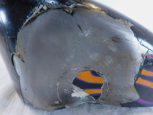 1995 Harley Davidson Sportster XLH 883 Black Fuel Gas Petrol Tank - For Repair - Picture 12 of 12