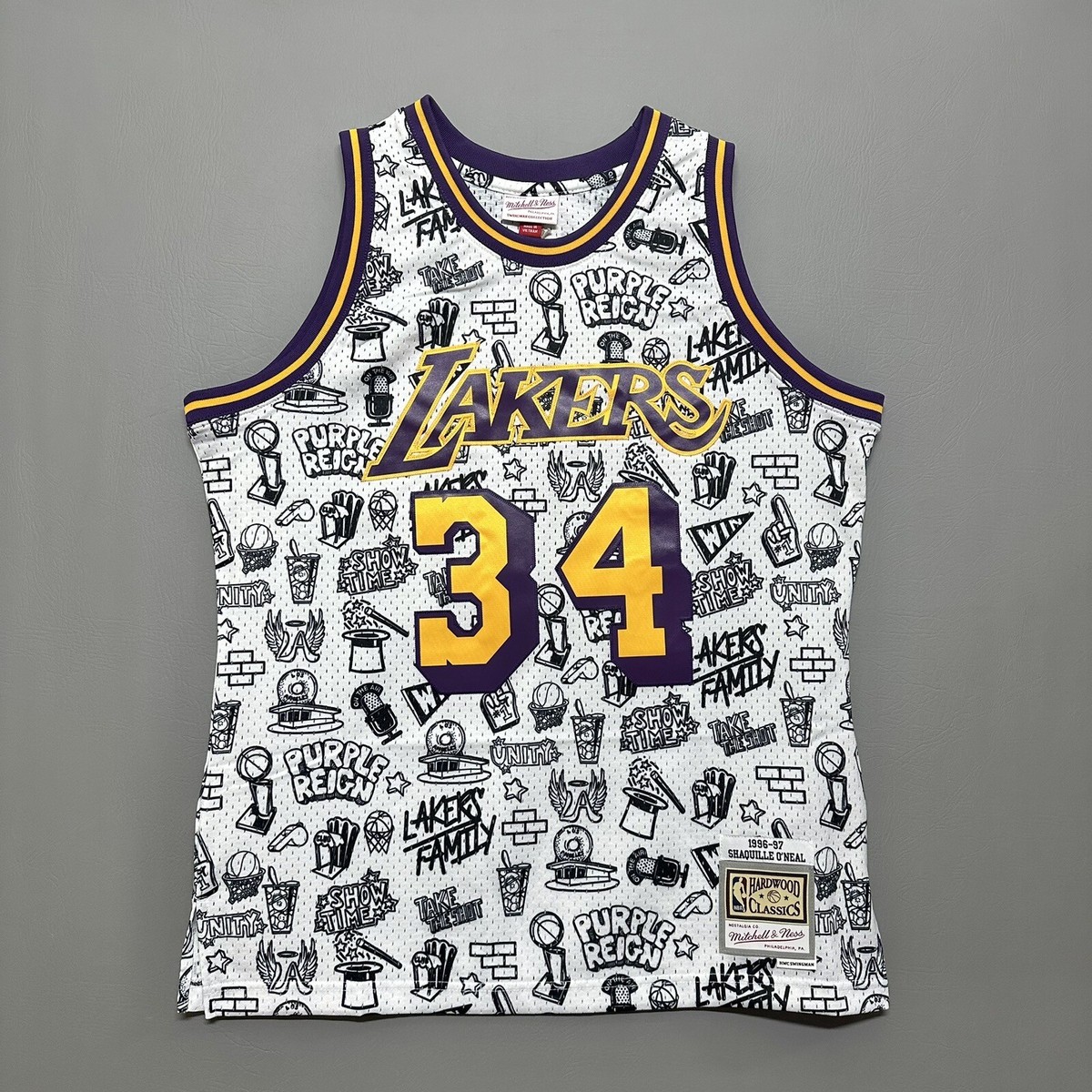 Mitchell & Ness NBA Los Angeles LA Lakers Shaquille O'Neal 34