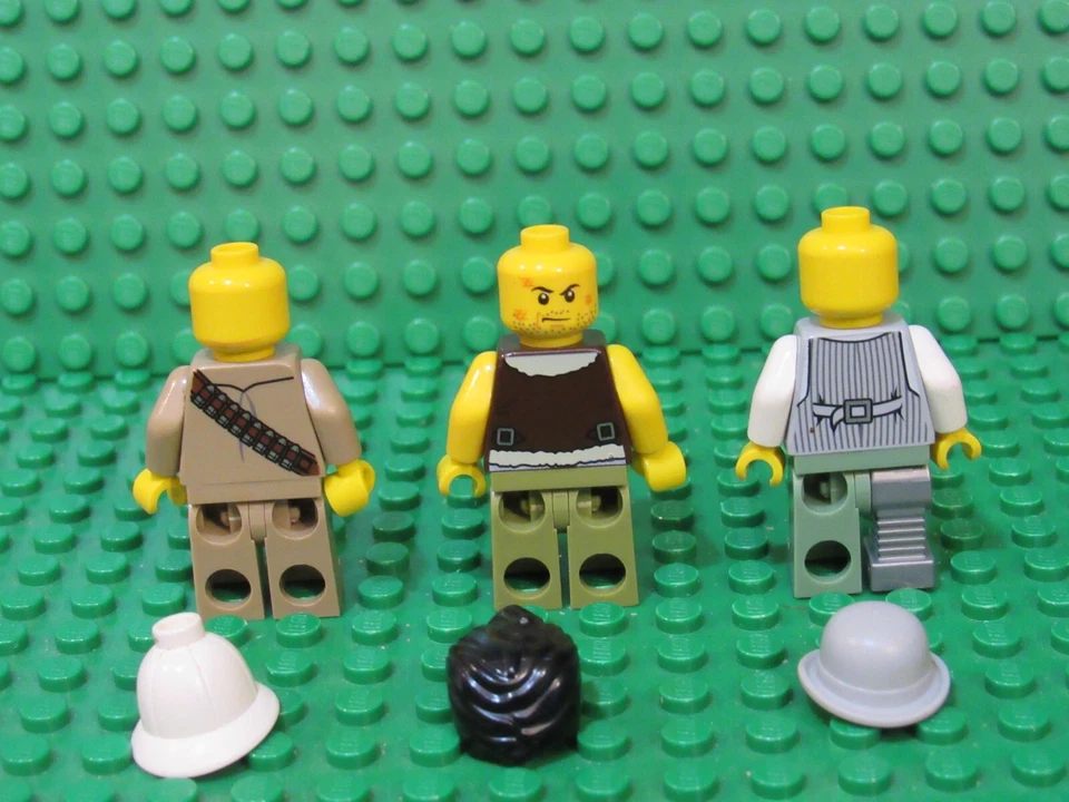 Lote 3 Lego Monster Fighters Minifiguras Mayor Quinton Steele Dr. Rodney Rathbone S2 Foto 2 de 2