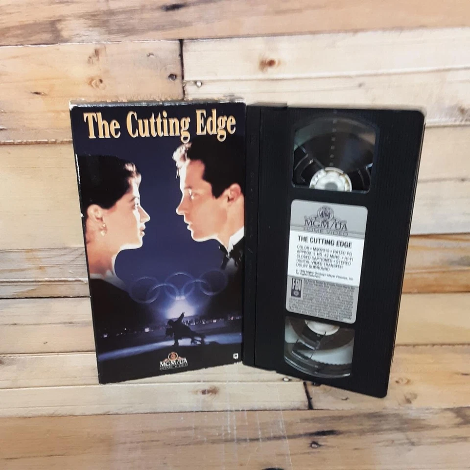 The Cutting Edge VHS VCR Tape Used Foto 4 de 4