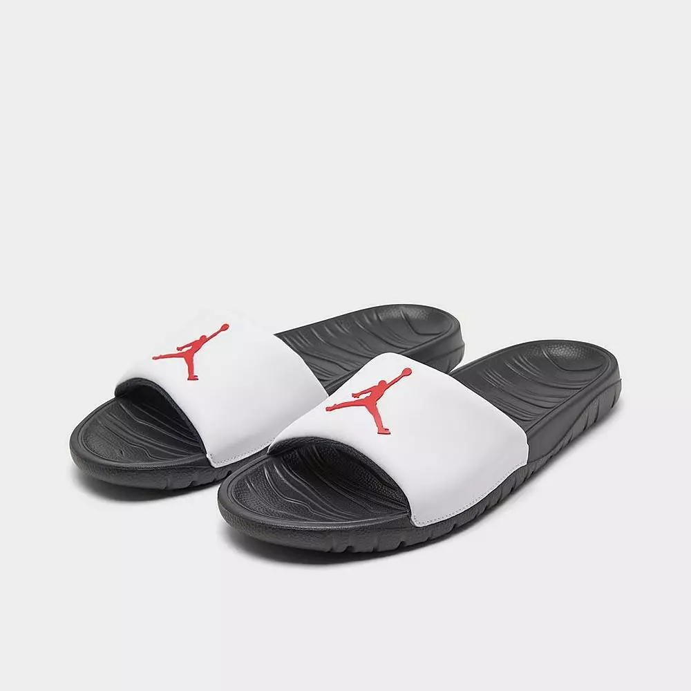 Jordan Breakaway Slide AR6374 016 Black/University Red-White New 