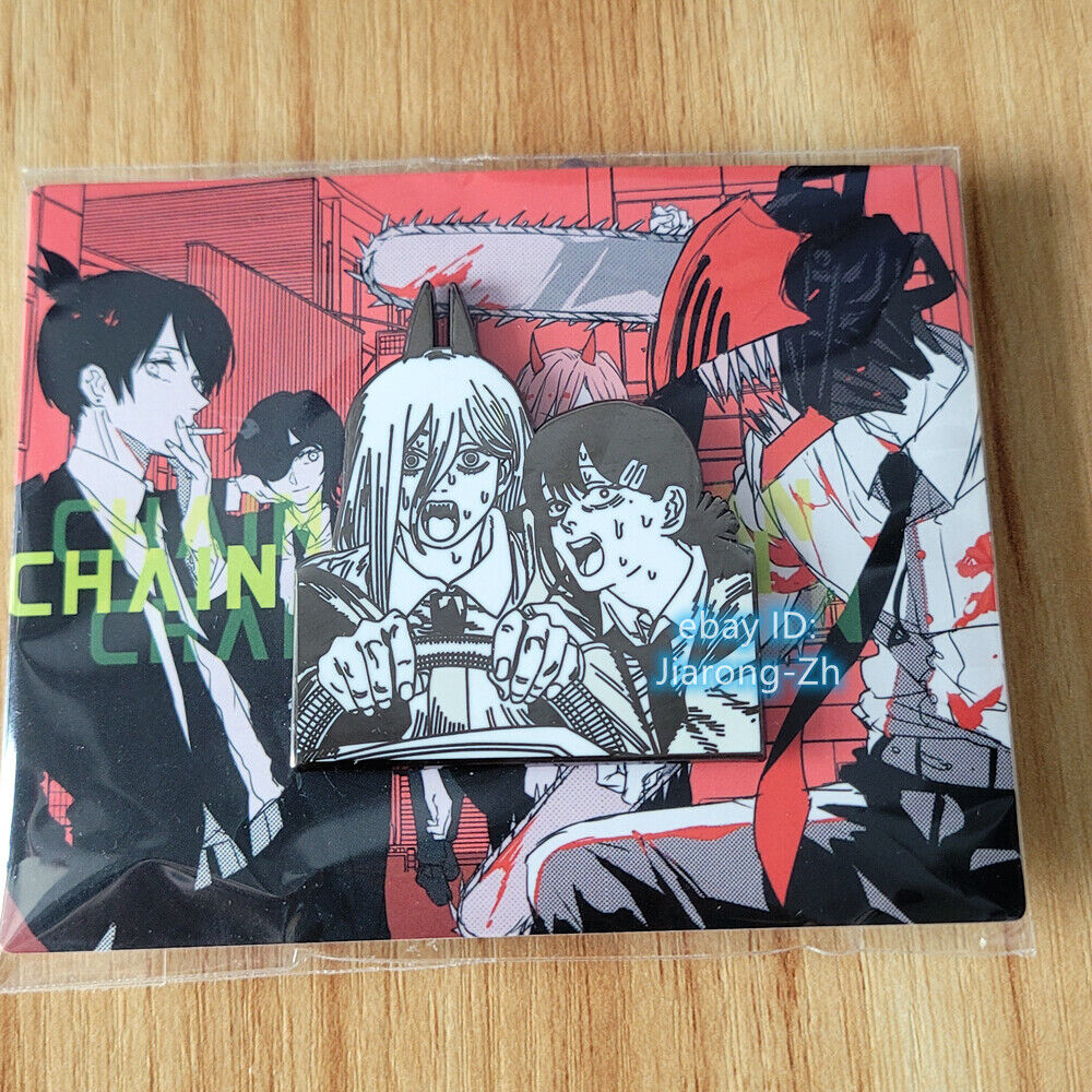 Rare Anime Chainsaw Man Power / Higashiyama kobeni Driving Car Metal Badge  Gifts