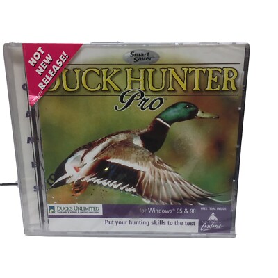 Duck Hunter Pro PC CD-ROM New Sealed Windows 95/98 Hunting Skills 1998 Rare