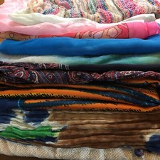Womens Lot Of 10 Scarves, Assorted Mix,   a-636, Lot 3