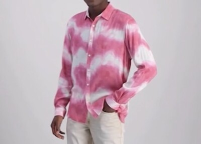 INC Internacional concepts Regular Fit Abstract Print Shirt