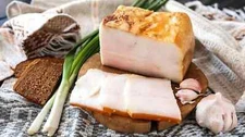 BELARUSSIAN BRAND SALO SMOKED PORK BACK FAT  $17/lb !! US SELLER !!
