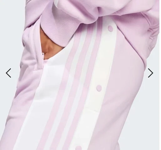 Новый с Ярлыками Adidas Originals Adibreak трилистник трек брюки женщин M Snap ретро розовый - Изображение 2 из 4