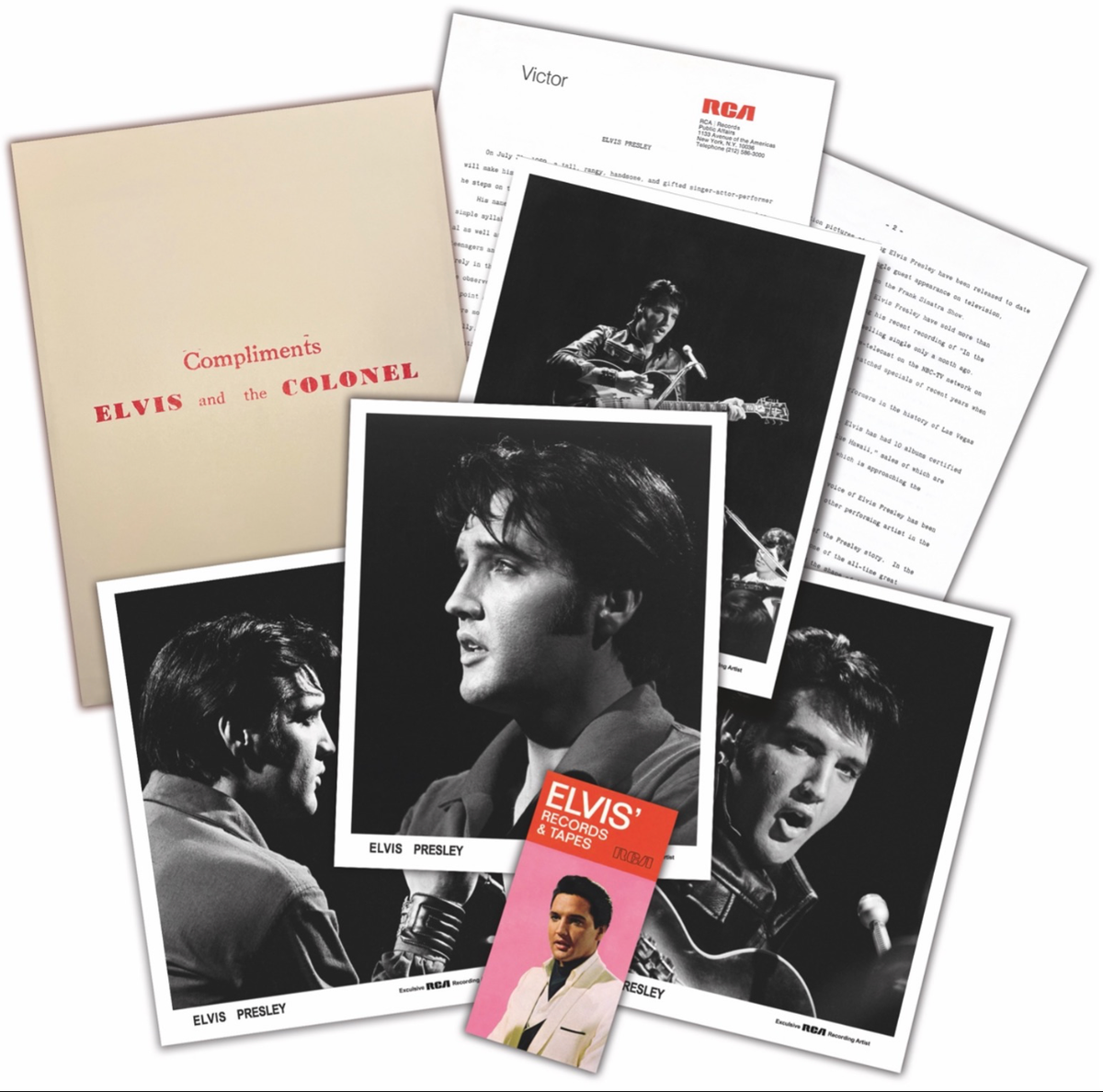 Elvis Presley レコード 4枚セット Rare - Elvis Presley 1969 VIP Box - Invitation Only - Black Vinyl
