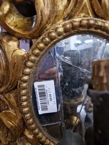 Coppia Di Specchiere In Legno Dorato, Stile Luigi XIV. XX Secolo - Foto 11 di 24